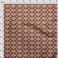 thumbnail image 3 of oneOone Viscose Chiffon Fabric Ogee Flame Stitch Print Sewing Fabric BTY 42 Inch Wide, 3 of 4