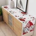 thumbnail image 4 of Red Floral Valentine's Day Table Runner - 90 Inch Long, Kitchen Dining Table Runner Dresser Scarves, Gnomes Botanical Gifts Farmhouse Farmhouse Decor for Coffee Tables Wedding Party Banquet, 4 of 8