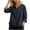 Navy, variant on Plus Size Linen Tops Short Sleeve V Neck Casual Beach Spring Fall Blouses Tops for Women Loose S-3X (3XL, Green)