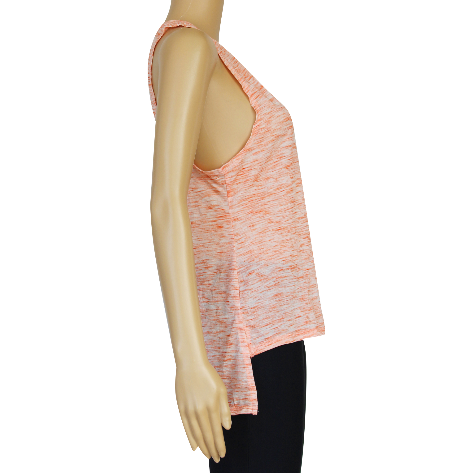 Women's Yoga Tank Tops Activewear Tops Long Workout Shirts Racerback Quick Dry Orange - S - image 2 of 4