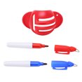 thumbnail image 4 of Ball Line Marker, Practical 2 Marker Pens Plastic Unique Identification Symbols  Ball Line Liner  for Better Alignment Black,,Red, 4 of 8