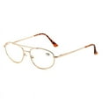 thumbnail image 3 of 3 Pairs Reading Glasses Vintage Metal Business Mens Womens Readers, 3 of 4