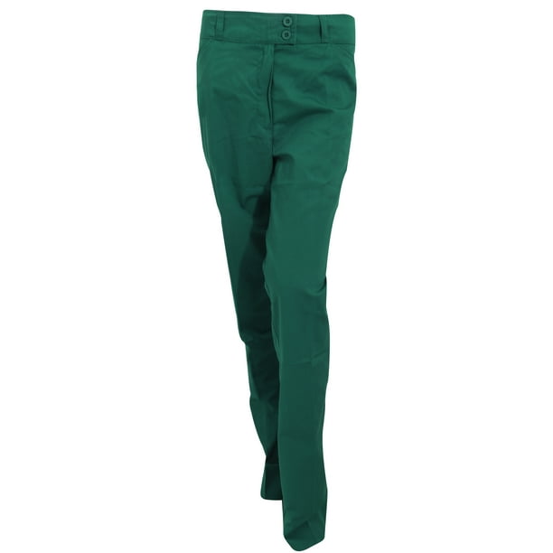 Premier - Pantalones de Trabajo Diseño Amapola para Mujer (Verde botella)