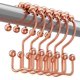 thumbnail image 1 of Titanker Ganchos para cortina de ducha, anillos de cortina de ducha a prueba de óxido para baño, ganchos de ducha de metal duradero de doble deslizamiento para cortinas de barras de ducha de baño, jue, 1 of 4