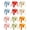 11.8" Height, variant on ICEELF 6 Pack 18.1" Plastic Stackable School Stools, Colorful Nesting Backless Seating for Classroom, Home & Office