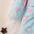 thumbnail image 6 of NIEWTR Kids Hooded Bathrobe Girls Soft Plush Hooded Flannel Pajamas Sleepwear Boys Spa Robe 3T 4T 5T 6T 7T 8T(4-5 Years), 6 of 9