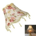 thumbnail image 2 of E27 Flower Pattern Decorative Cloth Lampshades Home Decorative Wall Light Shade For Living Room Kitchen Lamps Enduring, 2 of 14