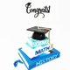 thumbnail image 2 of 20 Unids Doctor Hat Congrats Letters Cake Topper Party Supplies Decoración de Magdalena, 2 of 8