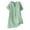 Green, variant on JURANMO Womens Summer Tops Lightweight Cotton Linen T Shirts Casual Loose Button Up V Neck Shirt 2024 Solid Color Basic Blouse Tees Today's Deals Khaki L