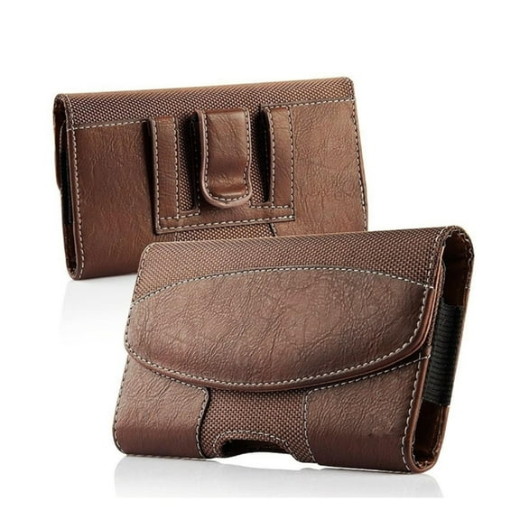 YIEMEEN Universal Phone Pouch for Men Vintage PU Bag Cover Waist Belt Holster