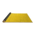thumbnail image 2 of Ahgly Company Indoor Rectangle Solid Yellow Modern Area Rugs, 2' x 4', 2 of 4