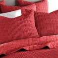 thumbnail image 5 of Levtex Home - Mills Waffle - Full/Queen Quilt Set - Red Cotton Waffle - Quilt Size (88 x 92in.), Sham Size (26 x 20in.), 5 of 5