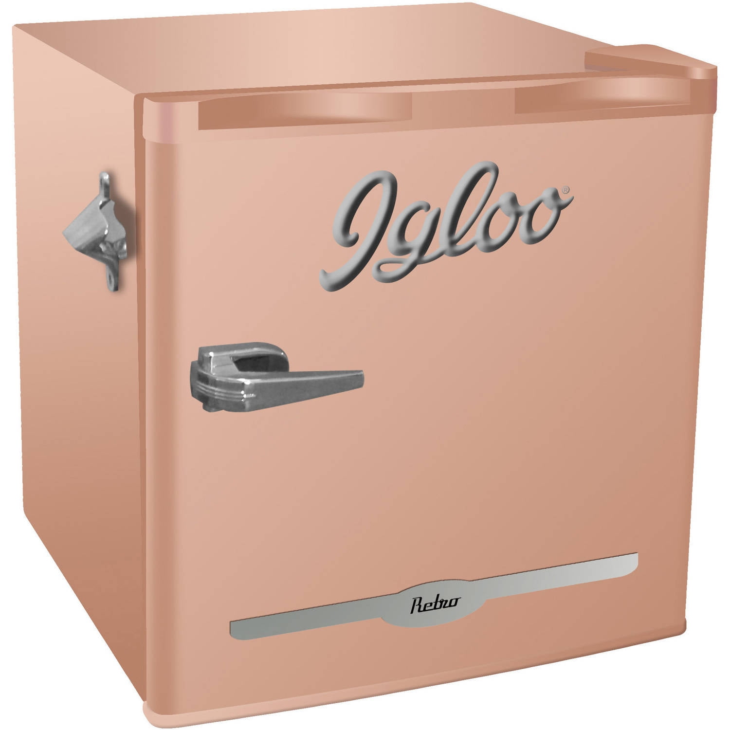 Igloo 1 6 Cu Ft Retro Bar Fridge With Side Bottle Opener Multiple Colors Walmart Com Walmart Com