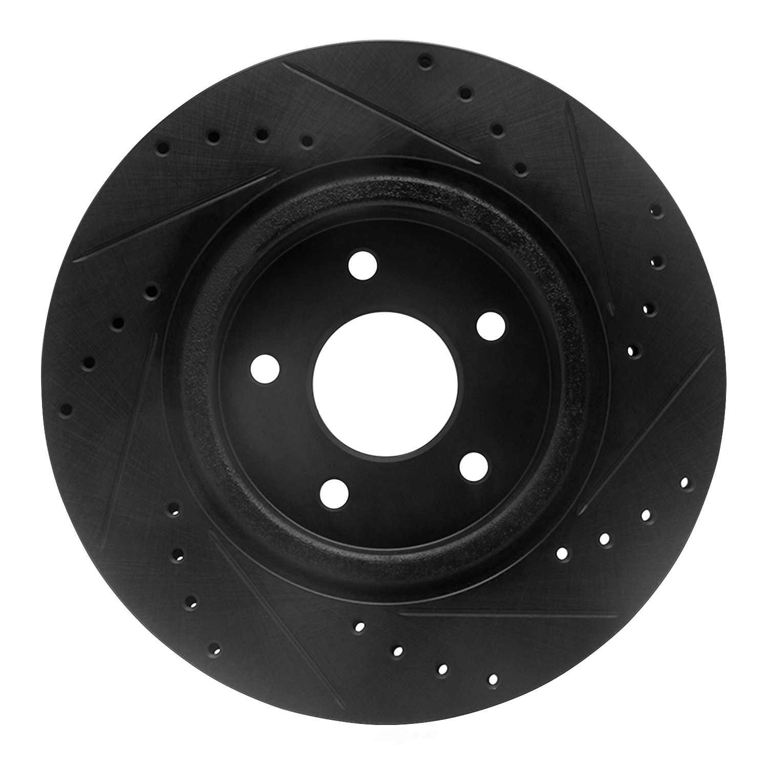 Dynamic Friction Company 633-68019L DFC Brake Rotor - Drilled And Slotted - Black