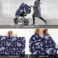 thumbnail image 2 of Zufioo Abstract Skiing Print Baby Stroller Seat Nursing Cover, Baby Stroller Canopy Seat Cover Breastfeeding Cover, Suitable for Indoor and Outdoor-One Size, 2 of 9