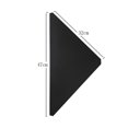 thumbnail image 3 of Escalada Placa de conector de esquina de tablero triangular de mesa de malla plegable para exteriores (negro), 3 of 7