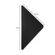 thumbnail image 3 of Placa de conector de esquina de tablero triangular de mesa de malla plegable para exteriores (negro), 3 of 6