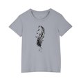 thumbnail image 1 of RXIRUCGD 2025 Vêtements d'Été pour Enfants T-shirt Imprimé Mode Mignon Col Rond Manches Courtes, 1 of 5