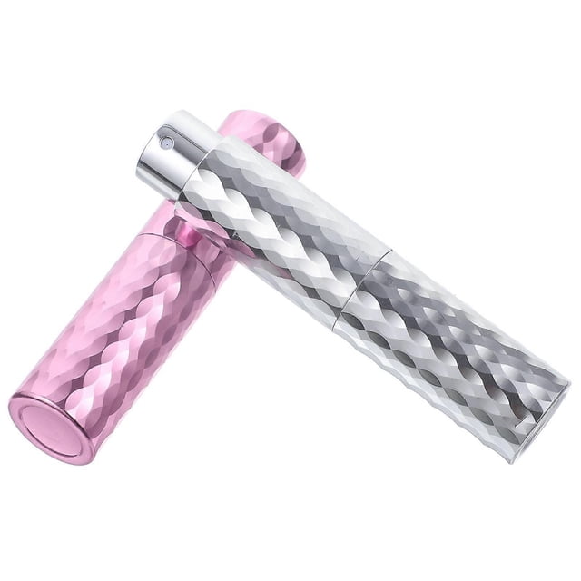 Travel Size Refillable Mini Perfume Bottles Assorted Color Lightweight LeakProof Design for Storage Use 2pcs