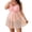 Pink, variant on Bxsruta Women's Plus Size Sports Bikini Swimsuit 2 Piece Underwire Padded Swimwear for Beach Vacation