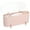 Pink, variant on QTip Holder Dispenser, Countertop Cosmetic Cotton Swab Holder, 3-Slot Cotton Pad Storage Box with Clear Lid, Cosmetic Organizer for Dressing Table Makeup Cabinet Bathroom Vanity