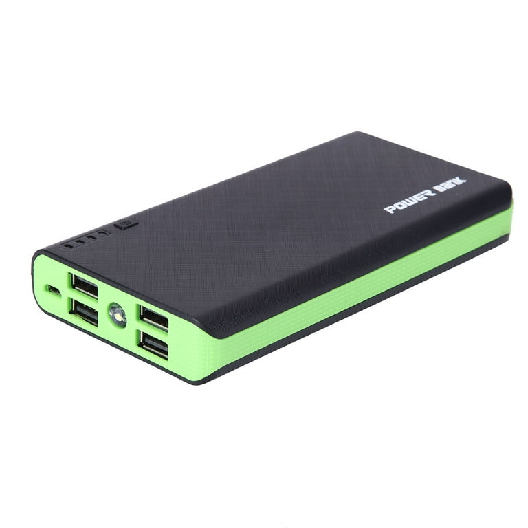 POWERNEWS 4 USB 500000mAh Power Bank LED External Backup Battery Charger F  Phone