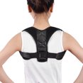 thumbnail image 2 of Posture Corrector with Exercise Resistance Band Breathable Adjustable Upper Back Brace for Clavicle Support Shoulder Back Pain for Men and Women, 2 of 7