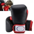 thumbnail image 4 of Kids Boxing Gloves, Resistant To Friction Delicate Kids Punching Bag Training Gloves  For Home For Training Black, 4 of 8