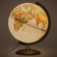 thumbnail image 2 of Waypoint Geographic Como Globe, 12" Illuminated Antique Ocean-Style Globe, Up-to-Date Globe, Reference Globe, Decorative World Globe For Home and Office Decor, 2 of 2