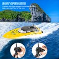 thumbnail image 4 of Acekid 2 Pack RC Boat, Mini Remote Control Boats for Pools/Lakes, 10km/h, 2.4 GHz, 4 Rechargeable Batteries (Blue+Yellow), 4 of 7
