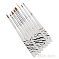 thumbnail image 6 of UDIYO 8PCS Zebra Nail Art Dotting Manicure Painting Drawing Polish Brush Pen Tools, 6 of 7