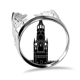 thumbnail image 1 of Anillo de Compromiso Ajustable Unbranded Moscú Kremlin, 1 of 3