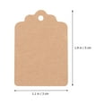 thumbnail image 4 of MasteelfCA 1000 Pcs Plain Kraft Paper Tag Name Tag Price Tag Gift Tag for Marking Mailing Shipping, 4 of 7