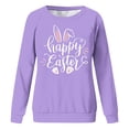 thumbnail image 5 of TAIAOJING 2024 Women's Fashion Easter Printed Sweatshirt Round Neck Long Sleeved Hoodie (1), 5 of 7
