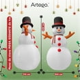 thumbnail image 4 of Inflable de Navidad mono de nieve gigante 4m con luces led Artego, 4 of 8