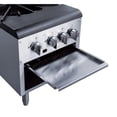 thumbnail image 4 of Dukers DCSPA2 Stock Pot Range - 160,000 BTU, 4 Heavy-Duty Cast Iron Burners, Stainless Steel Construction, 4 of 10