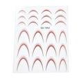 thumbnail image 2 of Pegatinas para uñas para decoración de uñas, pegatinas para uñas para mujeres, pegatinas francesas con degradado, pegatinas de sonrisa en forma de media luna, arcos de líneas francesas finas, adornos, 2 of 5