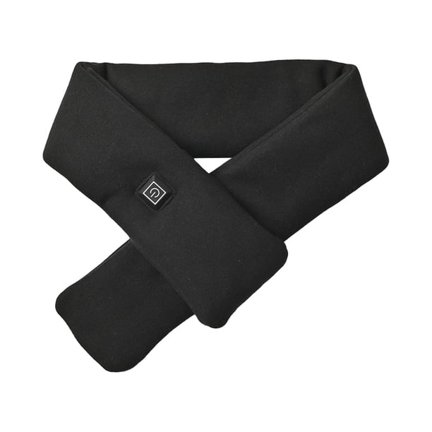 1 babero eléctrico para cuello, segundo calentamiento rápido para mujer y hombre (grafito), color negro