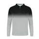thumbnail image 3 of Suéteres de Manga Corta de los Hombres Top de Solapa / Camisa Diseño Deportivo Casual, Tela Suave Transpirable para el Uso Diario Al Aire Libre de Invierno, 3 of 5