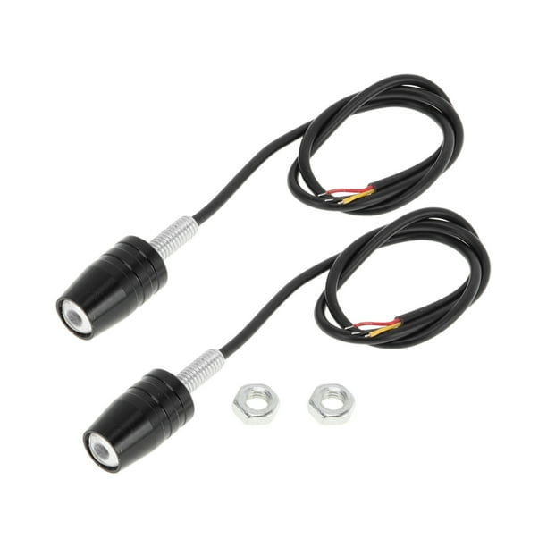 Luces de Placa de Matrícula LED de 12V para Automóvil y Motocicleta, Impermeables, Luz Blanca