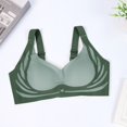 thumbnail image 5 of Sports Bras for Women Wireless Lifting Support Anti Sagging Comfort Push Up Bra Push Up Bra Green Xxxl, 5 of 6