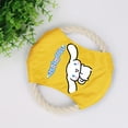 thumbnail image 2 of CINNAMOROLL Dog Toy Frisbee Rope Toy Chew Toy 2 Pack for Dog Frisbee Training Cotton Rope Dog Toy Set, 2 of 5