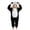 Black, variant on Coerni Girls Animal Onesie Soft Fleece Hooded Romper Cute Cartoon Bear/Panda/Tiger/Penguin Kids Fall Winter Warm Bodysuit Halloween Dress Up