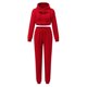 thumbnail image 4 of Chaleco de tirantes de color liso para mujer, sudadera, paquete de cintura alta, cadera recta con pantalones de bolsillo, traje de tres piezas Pompotops  qwe23475, 4 of 7
