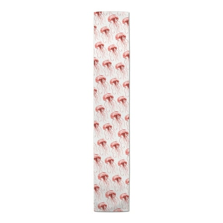

Creative Products Coral Watercolor Jellyfish 16x72 Poly Twill Table Runner