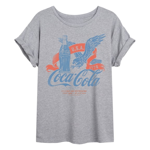 Coca-Cola - USA Eagle Coke - Women's Oversized Graphic T-Shirt