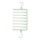thumbnail image 3 of Perchas plegables antideslizantes, resistentes, para pantalones vaqueros, antideslizantes, multiusos Verde 6 capas, 3 of 9