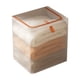 thumbnail image 2 of Caja de Almacenamiento Transparente de Nylon de Gran Capacidad 47x46x30cm, Cesta Armario Plegable con Asas para Organización de Ropa y Edredones, Color Naranja, 2 of 6