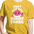 thumbnail image 3 of Baby Shark - Don't Mess With Mama Shark - Toddler And Youth Short Sleeve Graphic T-Shirt, 3 of 6