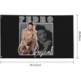thumbnail image 3 of Pedro Pascal Drapeaux de Jardin Décoration Maison Impression Recto 3x5 Pieds, 3 of 5